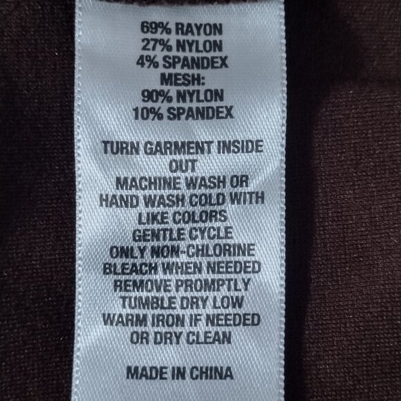 New Directions: Straight Leg Pull-on Pants, Size 3X, Brown - Picture 7 of 7